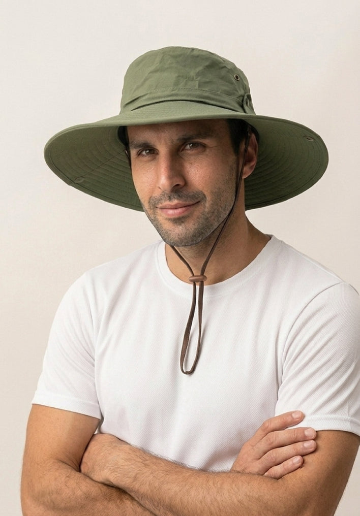 Mens Wide Brim Sun Hat UPF50+ (FREE TODAY)