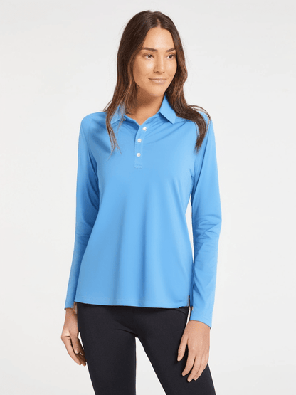 UPF50+ Long Sleeve Polo Shirt