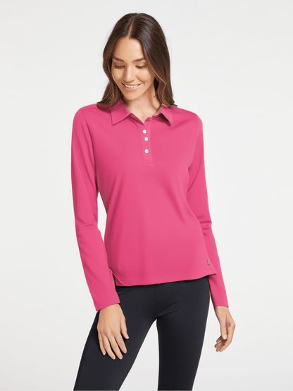 UPF50+ Long Sleeve Polo Shirt